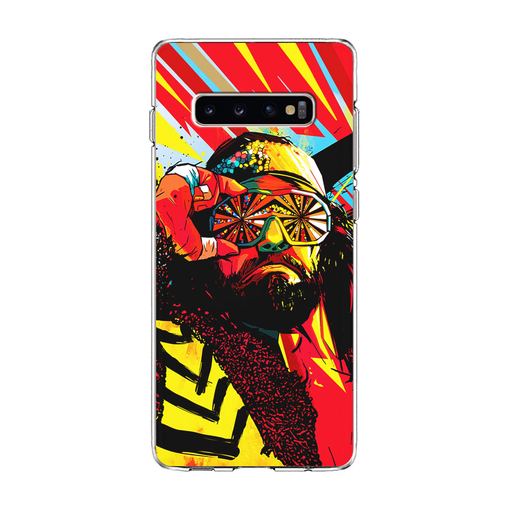 Macho Man Randy Art Samsung Galaxy S10 Plus Case