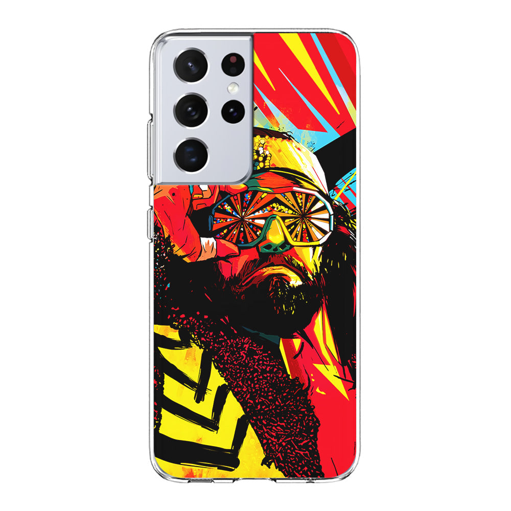 Macho Man Randy Art Samsung Galaxy S23 Ultra Case-Phone Case-Clear Soft Case-Altracase