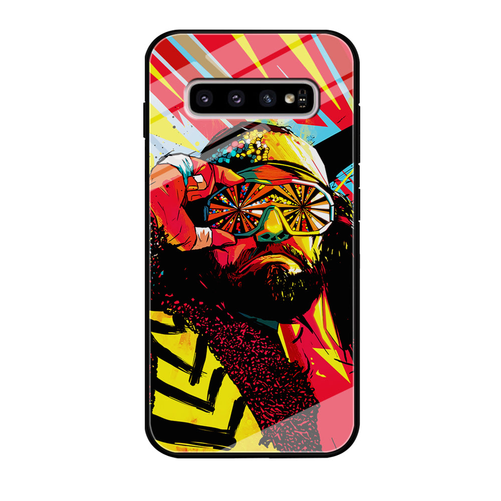 Macho Man Randy Art Samsung Galaxy S10 Case