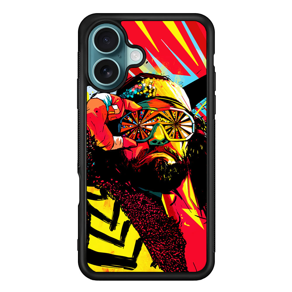 Macho Man Randy Art iPhone 16 Plus Case - Altracase