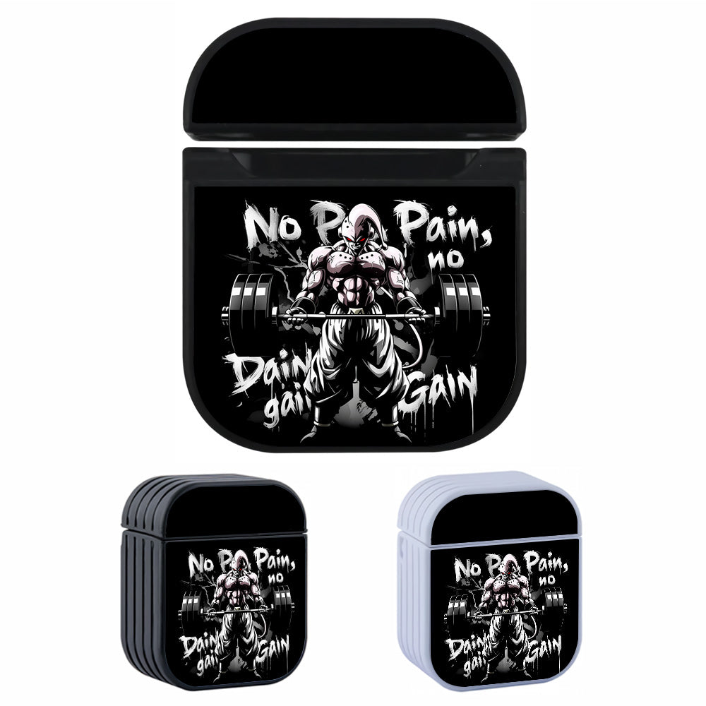Majin Buu No Pain No Gain Apple AirPods Case-AirPod Case-Altracase
