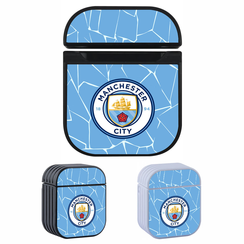Manchester City Logo Jersey Apple AirPods Case-AirPod Case-Altracase