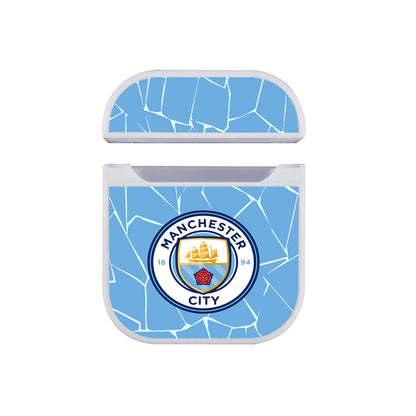 Manchester City Logo Jersey Apple AirPods Case-AirPod Case-White-Altracase