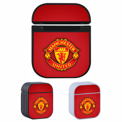 Manchester United Red Circle Apple AirPods Case-AirPod Case-Altracase