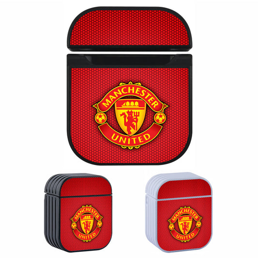 Manchester United Red Circle Apple AirPods Case-AirPod Case-Altracase