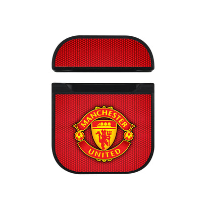 Manchester United Red Circle Apple AirPods Case-AirPod Case-Black-Altracase