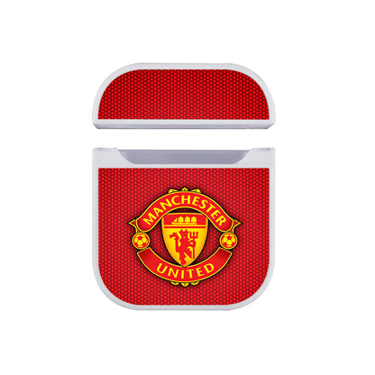 Manchester United Red Circle Apple AirPods Case-AirPod Case-White-Altracase