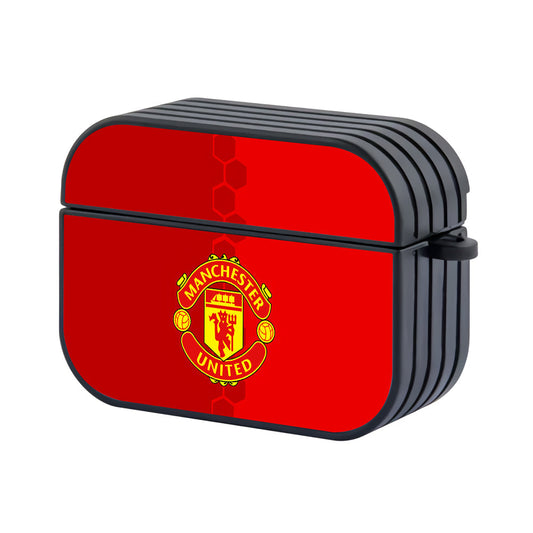 Manchester United Red Hexagon Apple AirPods Pro 3 Case-AirPods Pro 3 Case-Altracase