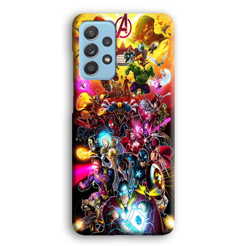 Marvel Avengers Alliance Assemble Samsung Galaxy A72 Case