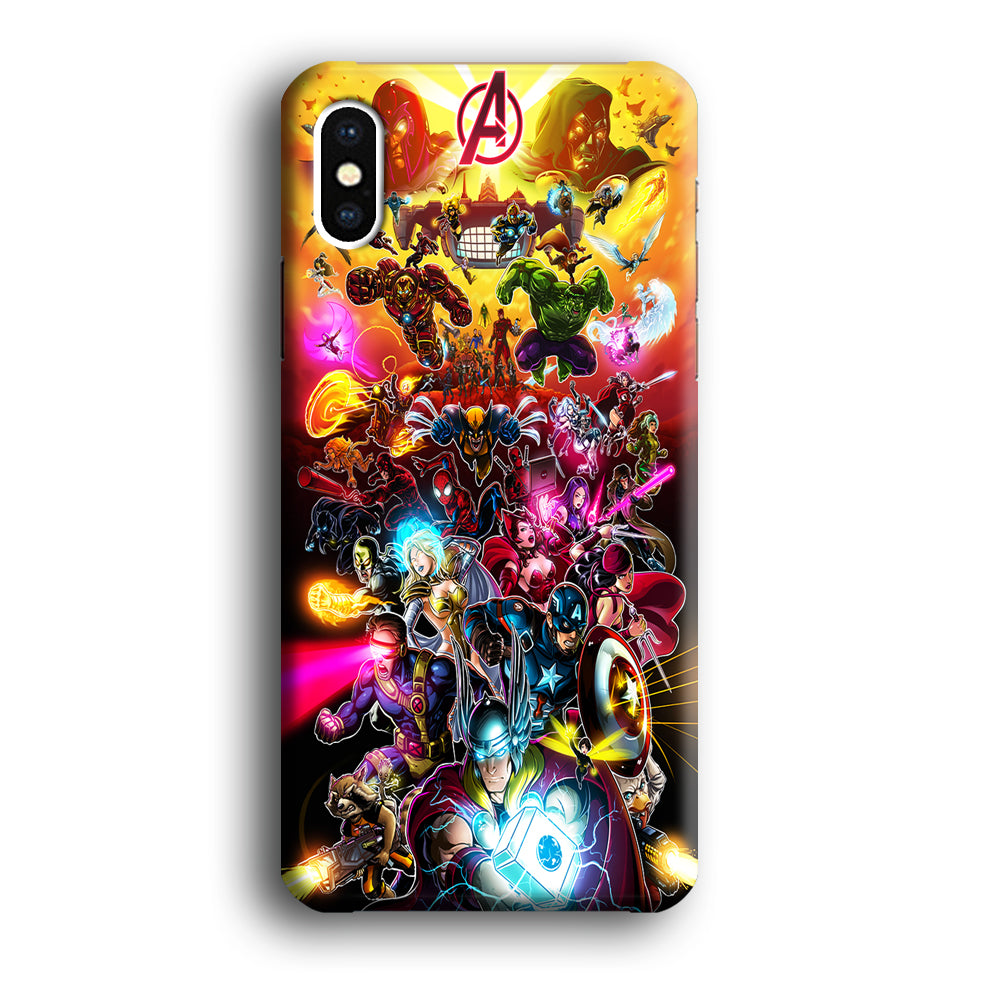 Marvel Avengers Alliance Assemble iPhone X Case