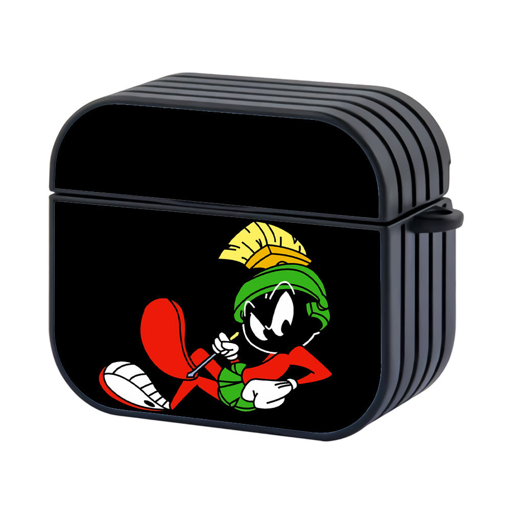 Marvin the Martian Cartoon Hard Plastic Case Cover For Apple Airpods 3