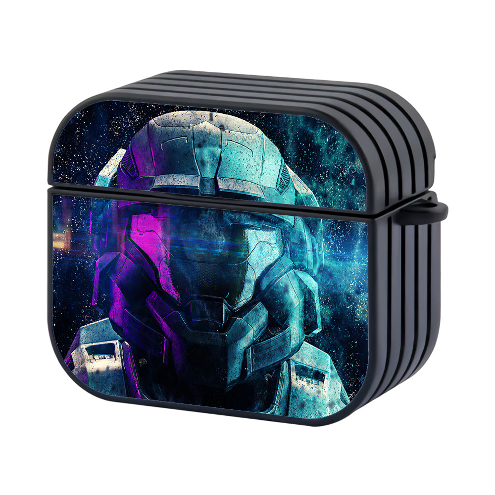 Master Chief in Galaxy Close Up Hard Plastic Case Cover For Apple AirPods 4 - AirPod Case - Altracase