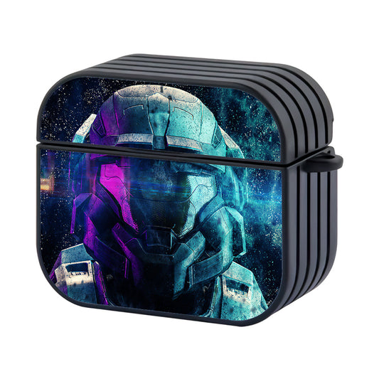 Master Chief in Galaxy Close Up Hard Plastic Case Cover For Apple AirPods 4 - AirPod Case - Altracase