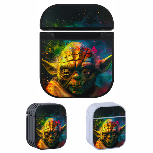 Master Yoda Abstract Colorful Apple AirPods Case-AirPod Case-Altracase
