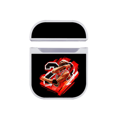 Michael Jordan 23 Basketball Apple AirPods Case-AirPod Case-White-Altracase