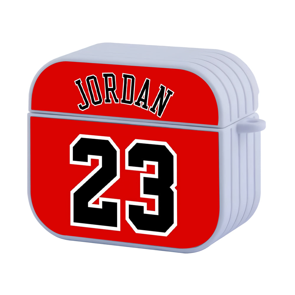 Michael Jordan Jersey Number Hard Plastic Case Cover For Apple Airpods 3