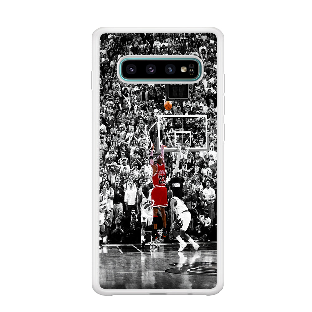 Michael Jordan Jump Shot Samsung Galaxy S10 Case