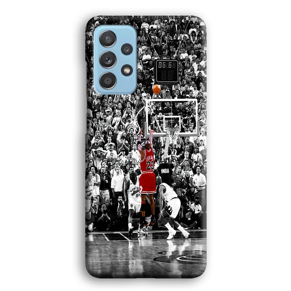 Michael Jordan Jump Shot Samsung Galaxy A72 Case