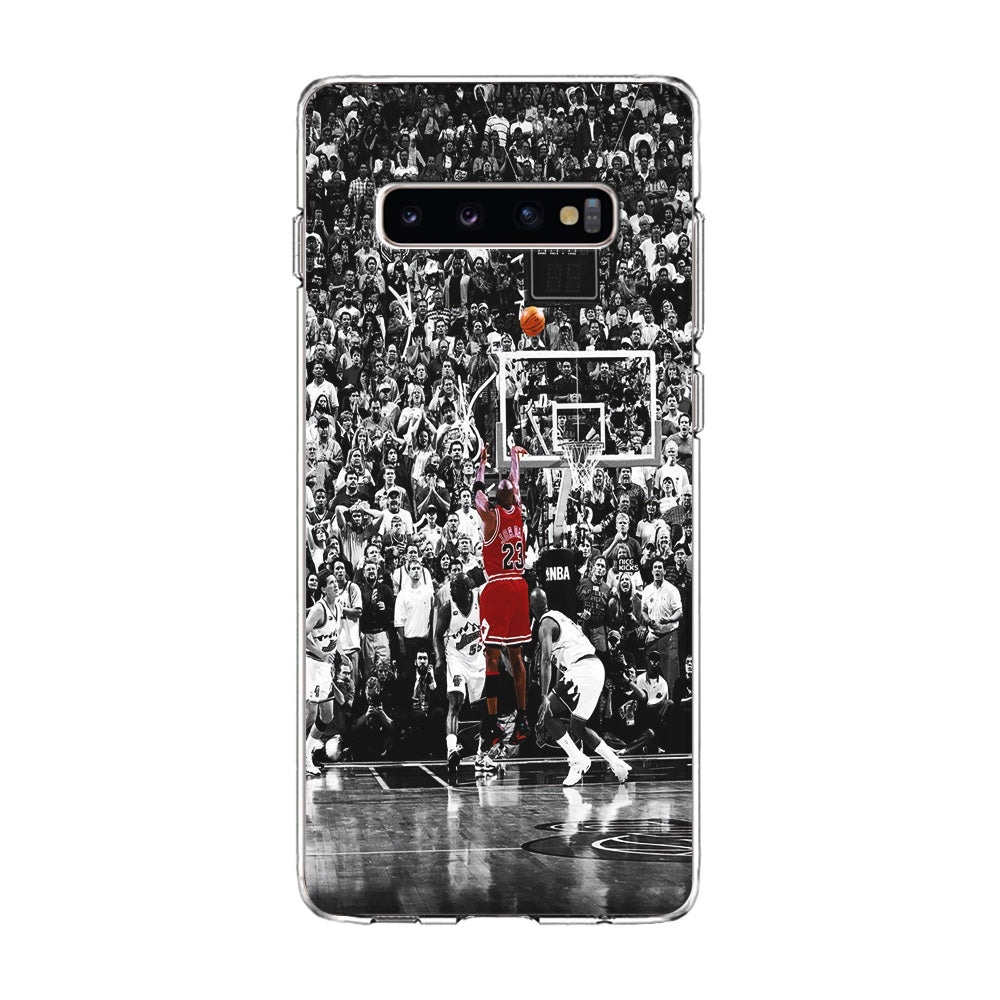 Michael Jordan Jump Shot Samsung Galaxy S10 Case