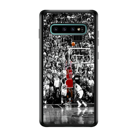 Michael Jordan Jump Shot Samsung Galaxy S10 Plus Case