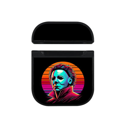 Michael Myers Face Colorful Apple AirPods Case-AirPod Case-Black-Altracase