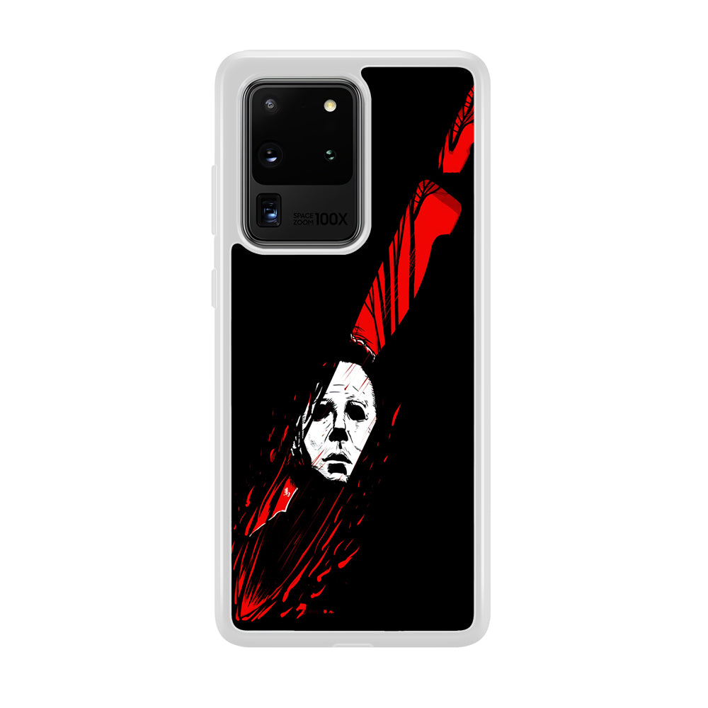 Michael Myers Knife Blood Samsung Galaxy S20 Ultra Case