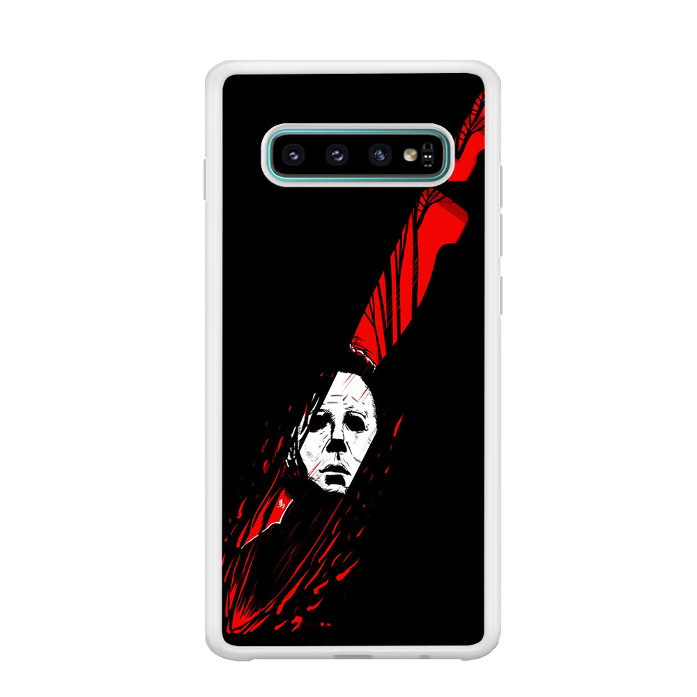 Michael Myers Knife Blood Samsung Galaxy S10 Case