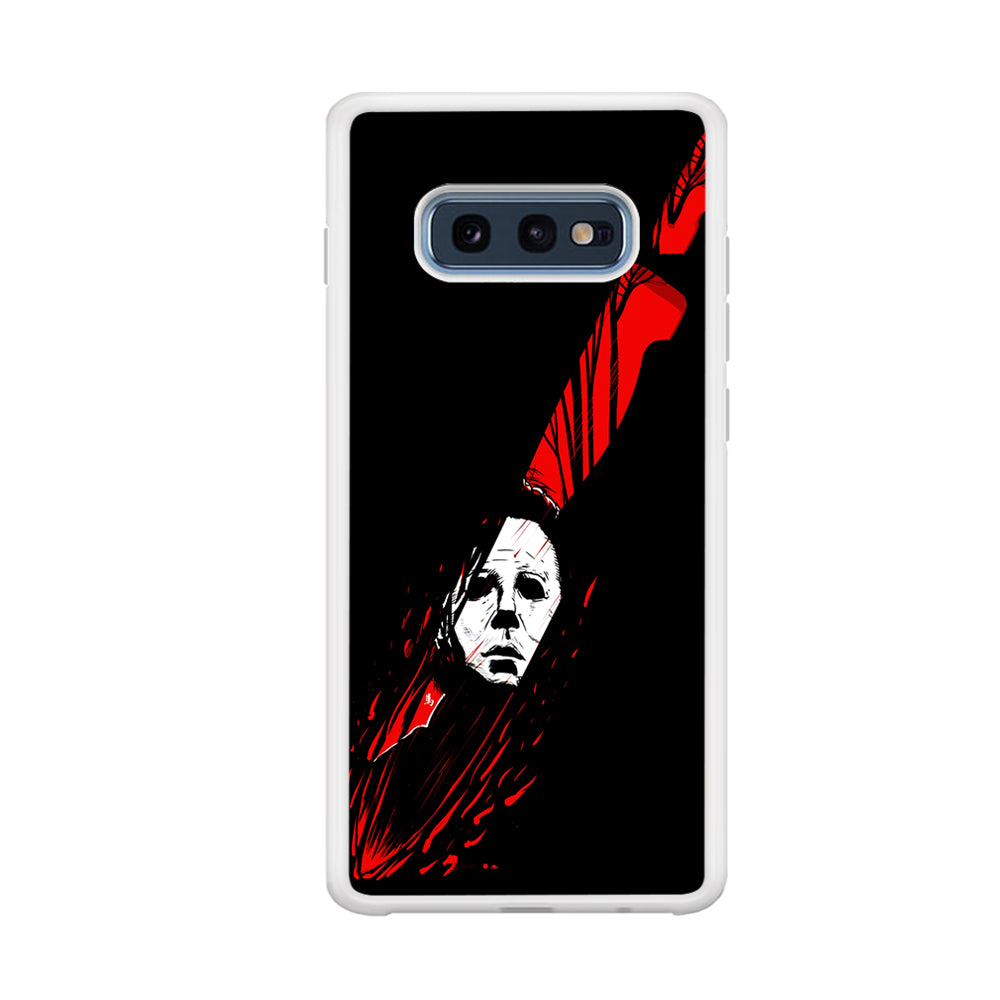 Michael Myers Knife Blood Samsung Galaxy S10E Case