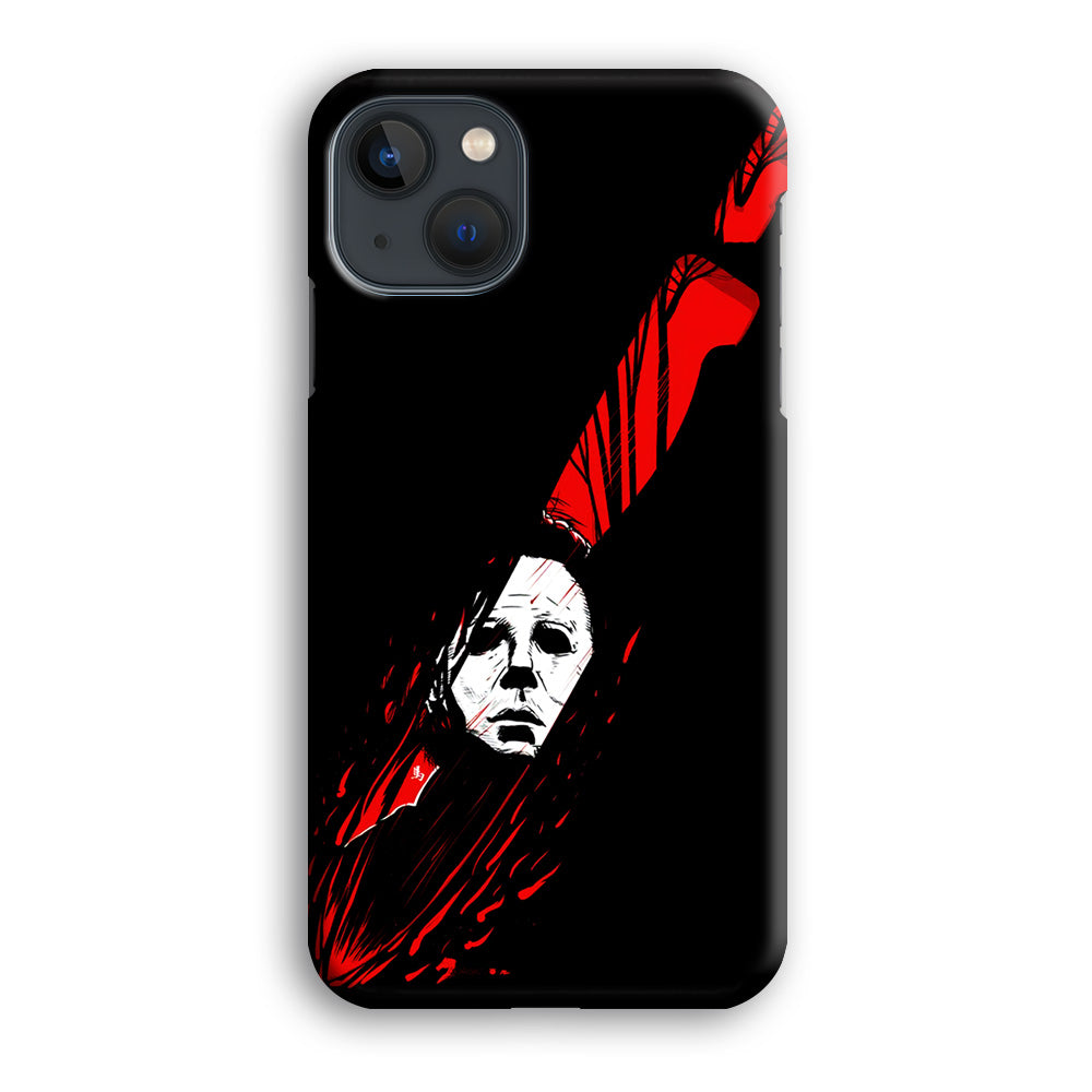 Michael Myers Knife Blood iPhone 14 Plus Case