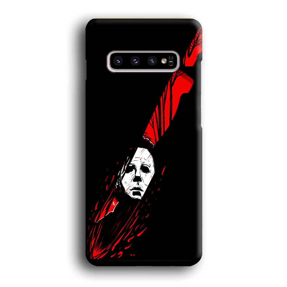 Michael Myers Knife Blood Samsung Galaxy S10 Case