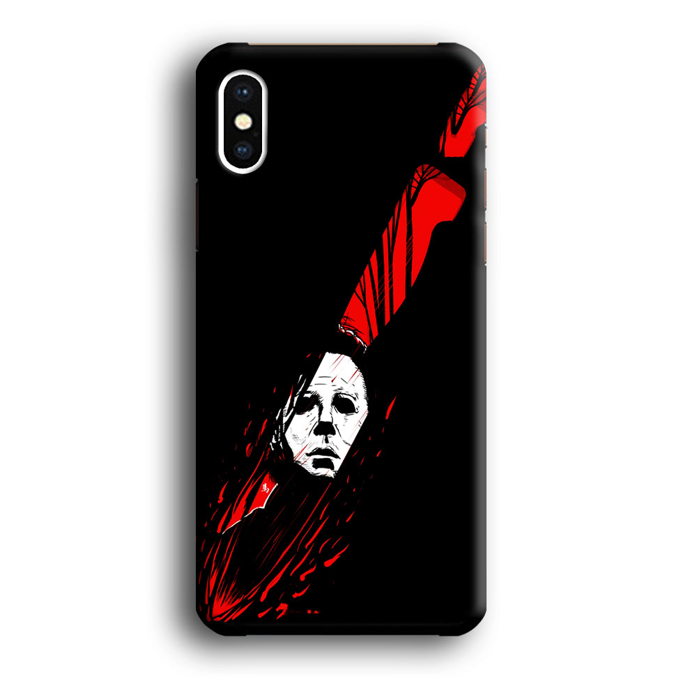 Michael Myers Knife Blood iPhone X Case