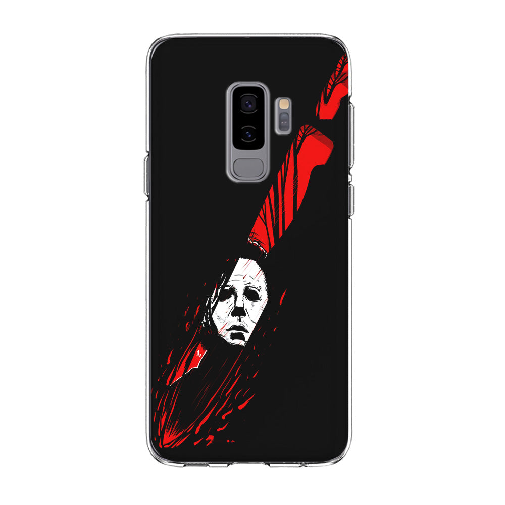 Michael Myers Knife Blood Samsung Galaxy S9 Plus Case