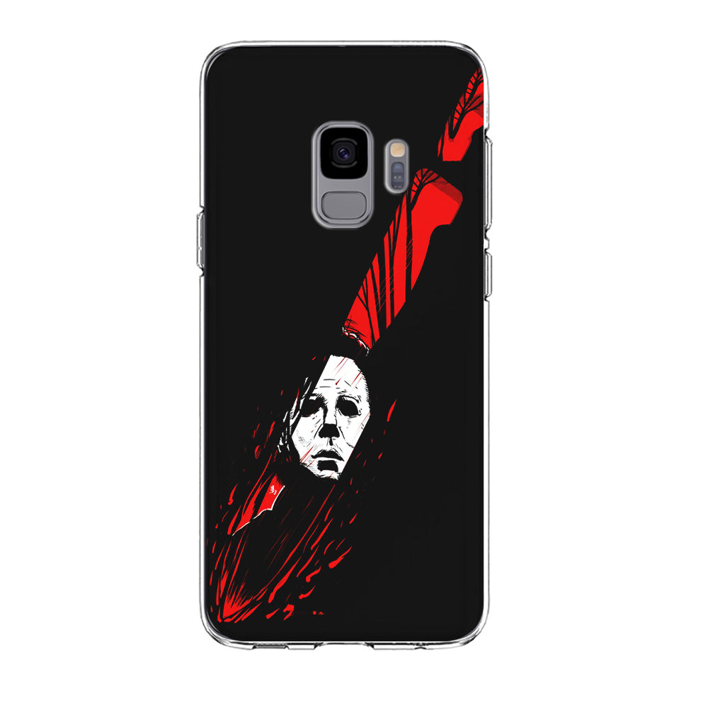 Michael Myers Knife Blood Samsung Galaxy S9 Case