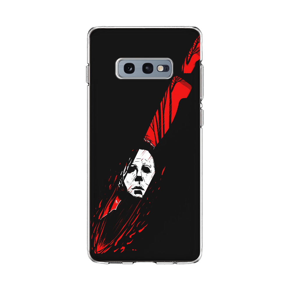 Michael Myers Knife Blood Samsung Galaxy S10E Case