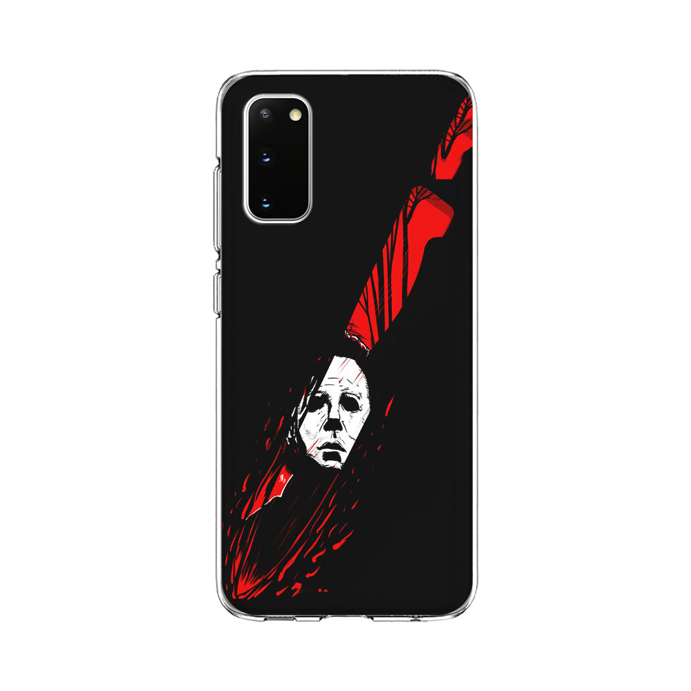 Michael Myers Knife Blood Samsung Galaxy S20 Case