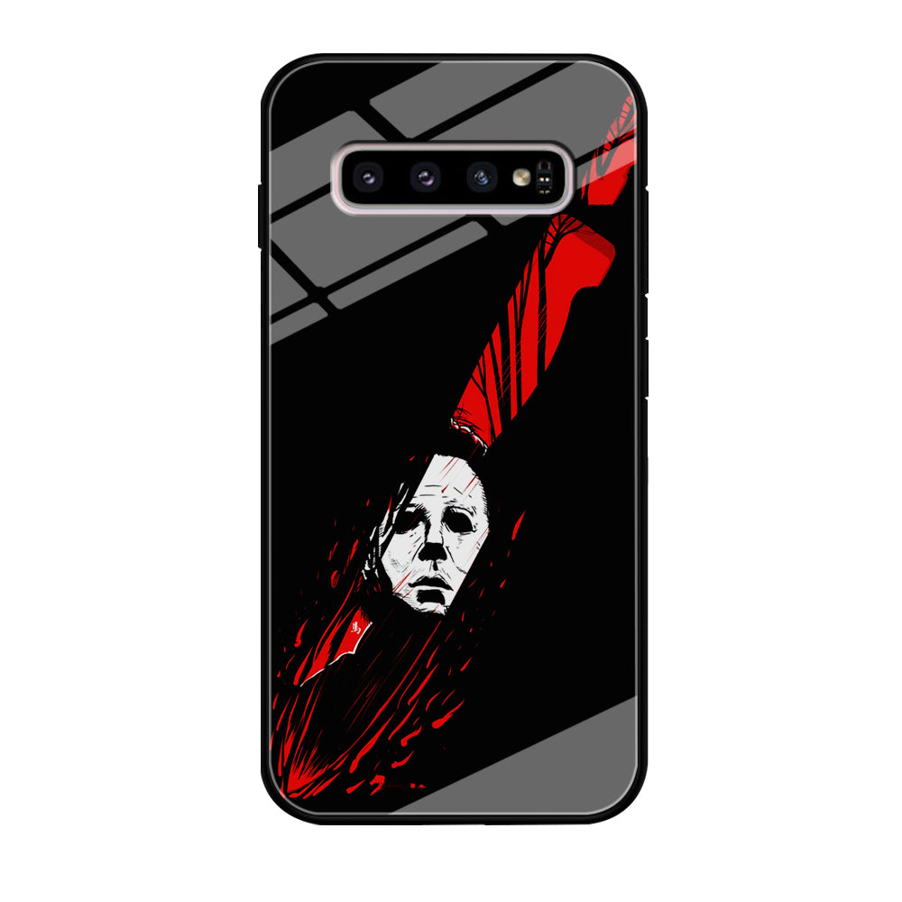 Michael Myers Knife Blood Samsung Galaxy S10 Plus Case