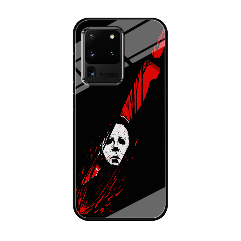 Michael Myers Knife Blood Samsung Galaxy S20 Ultra Case