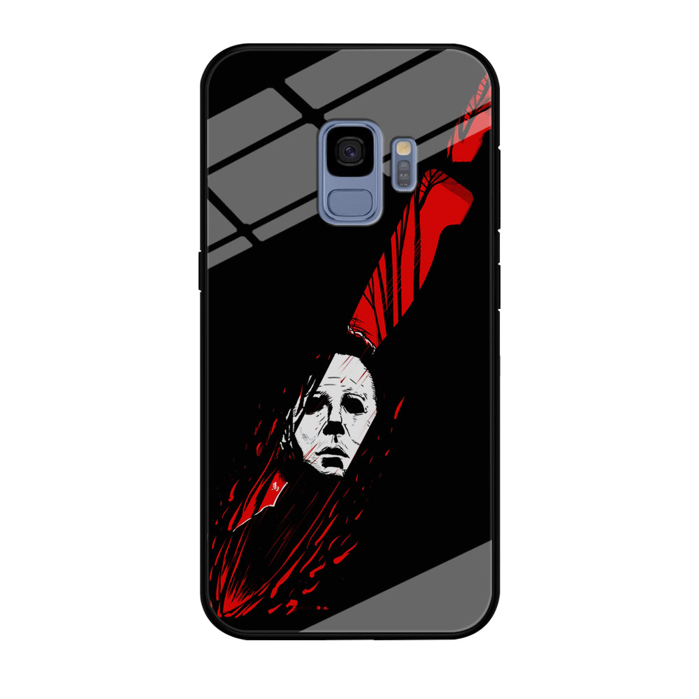 Michael Myers Knife Blood Samsung Galaxy S9 Case