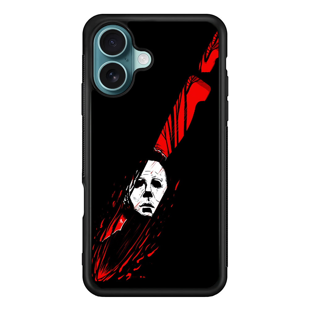 Michael Myers Knife Blood iPhone 16 Plus Case - Altracase