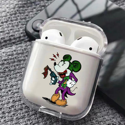 Mickey Joker Hard Plastic Protective Clear Case Cover For Apple Airpods-AirPod Case-Altracase