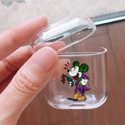 Mickey Joker Hard Plastic Protective Clear Case Cover For Apple Airpods-AirPod Case-Altracase