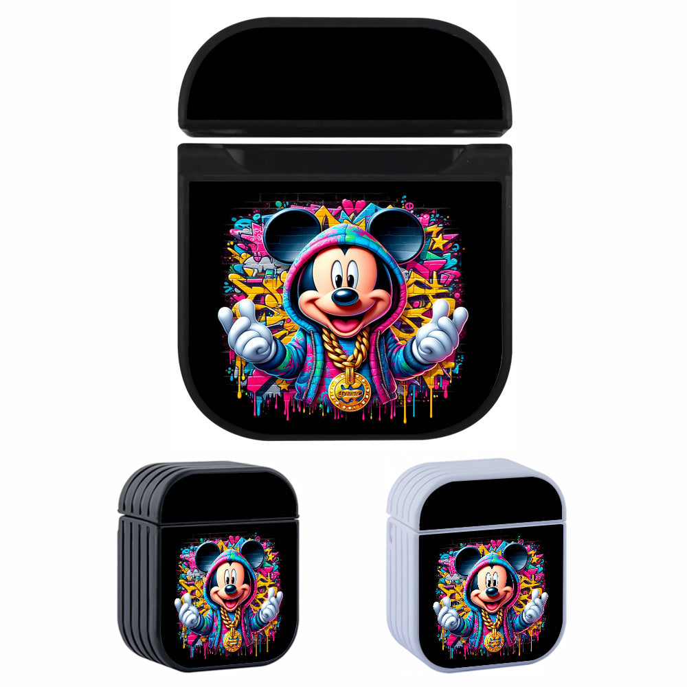 Mickey Mouse Colorful Hoodie Apple AirPods Case-AirPod Case-Altracase