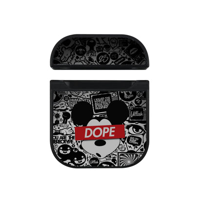 Mickey Mouse Dope Face Apple AirPods Case-AirPod Case-Black-Altracase