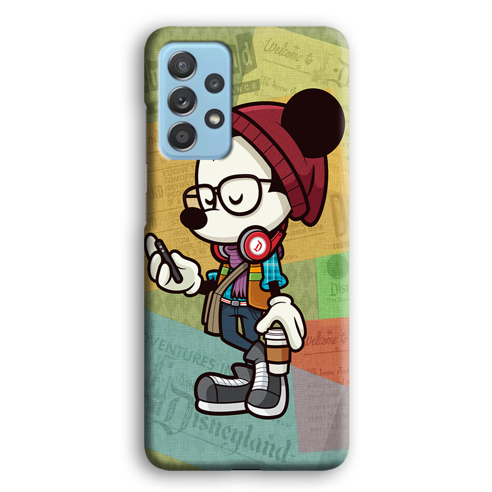 Mickey Mouse Hipster Style Samsung Galaxy A52 Case