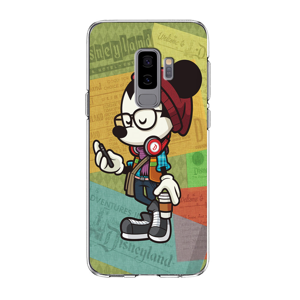 Mickey Mouse Hipster Style Samsung Galaxy S9 Plus Case