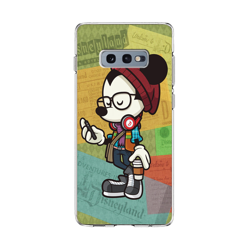 Mickey Mouse Hipster Style Samsung Galaxy S10E Case