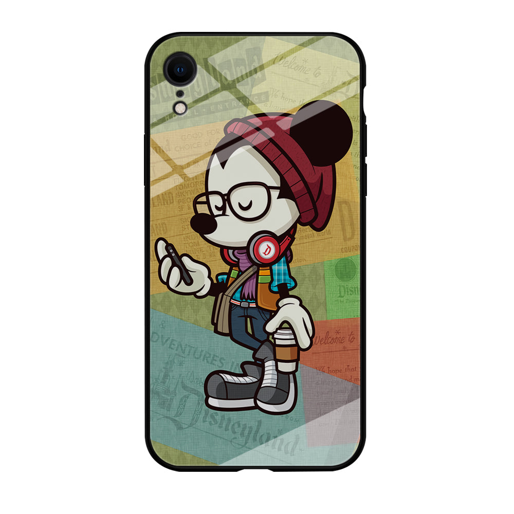 Mickey Mouse Hipster Style iPhone XR Case