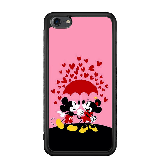 Mickey and Minnie Mouse iPod Touch 6 Case-Phone Case-Rubber White (2D Case)-Altracase