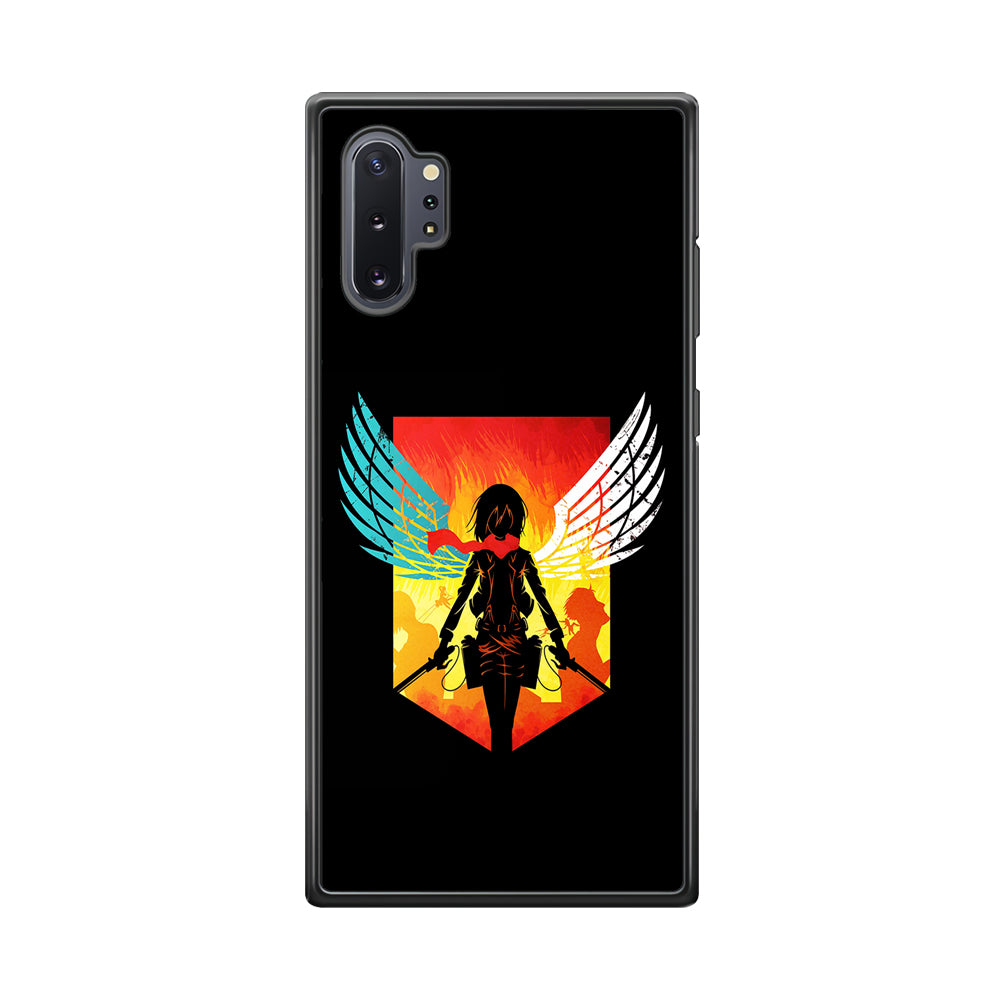 Mikasa Ackerman Art Samsung Galaxy Note 10 Plus Case