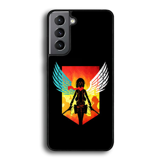 Mikasa Ackerman Art Samsung Galaxy S21 Plus Case